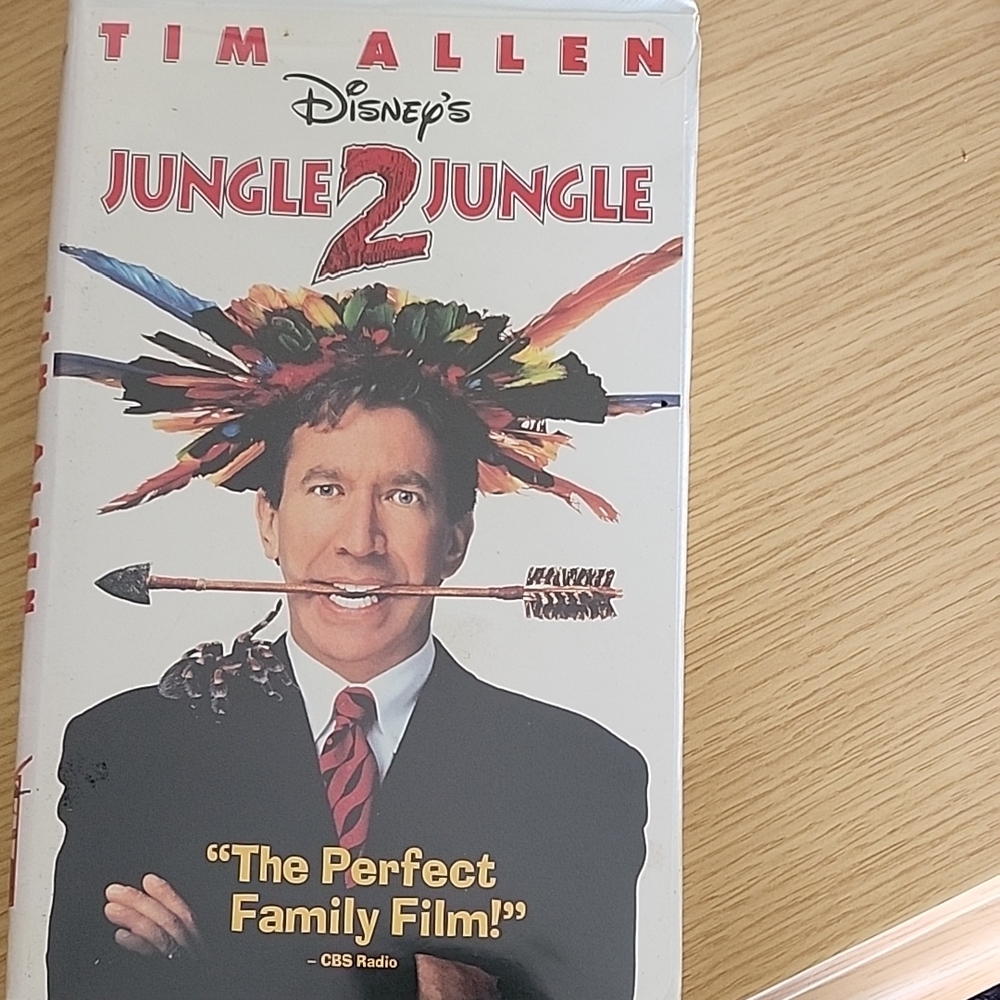 Disney Jungle 2 Jungle VHS with Colorful Design
